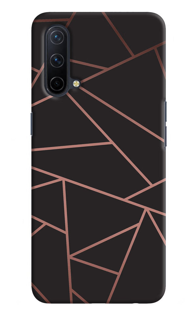 Geometric Pattern Oneplus Nord CE 5G Hard Case Back Cover by Casekaro