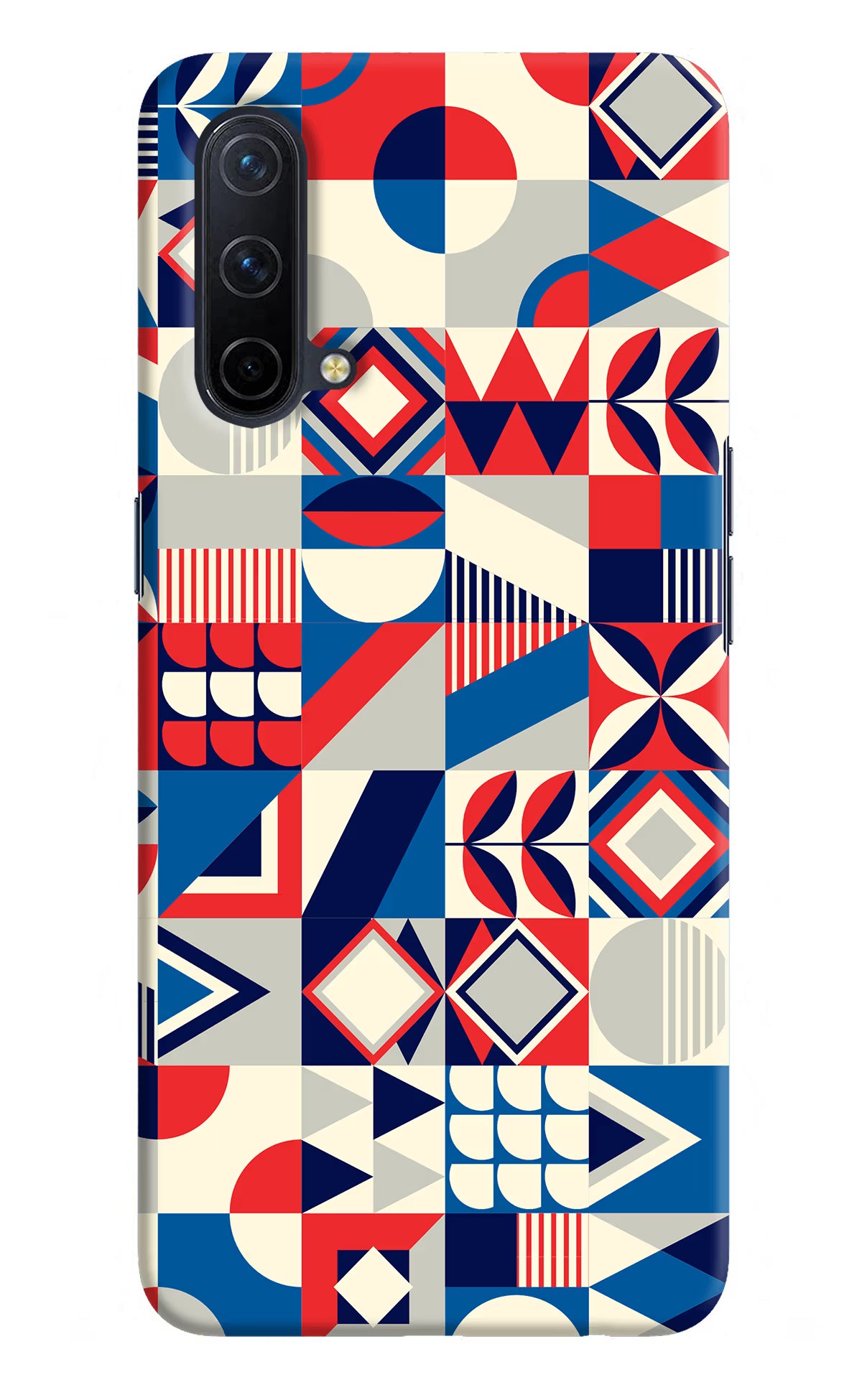 Colorful Pattern Oneplus Nord CE 5G Hard Case Back Cover by Casekaro