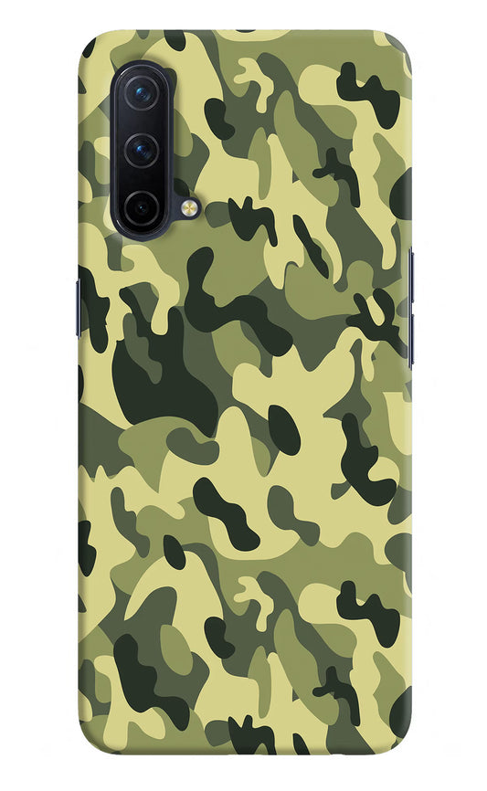 Camouflage Oneplus Nord CE 5G Hard Case Back Cover by Casekaro