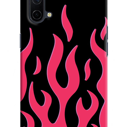 Fire Flames Oneplus Nord CE 5G Hard Case Back Cover by Casekaro