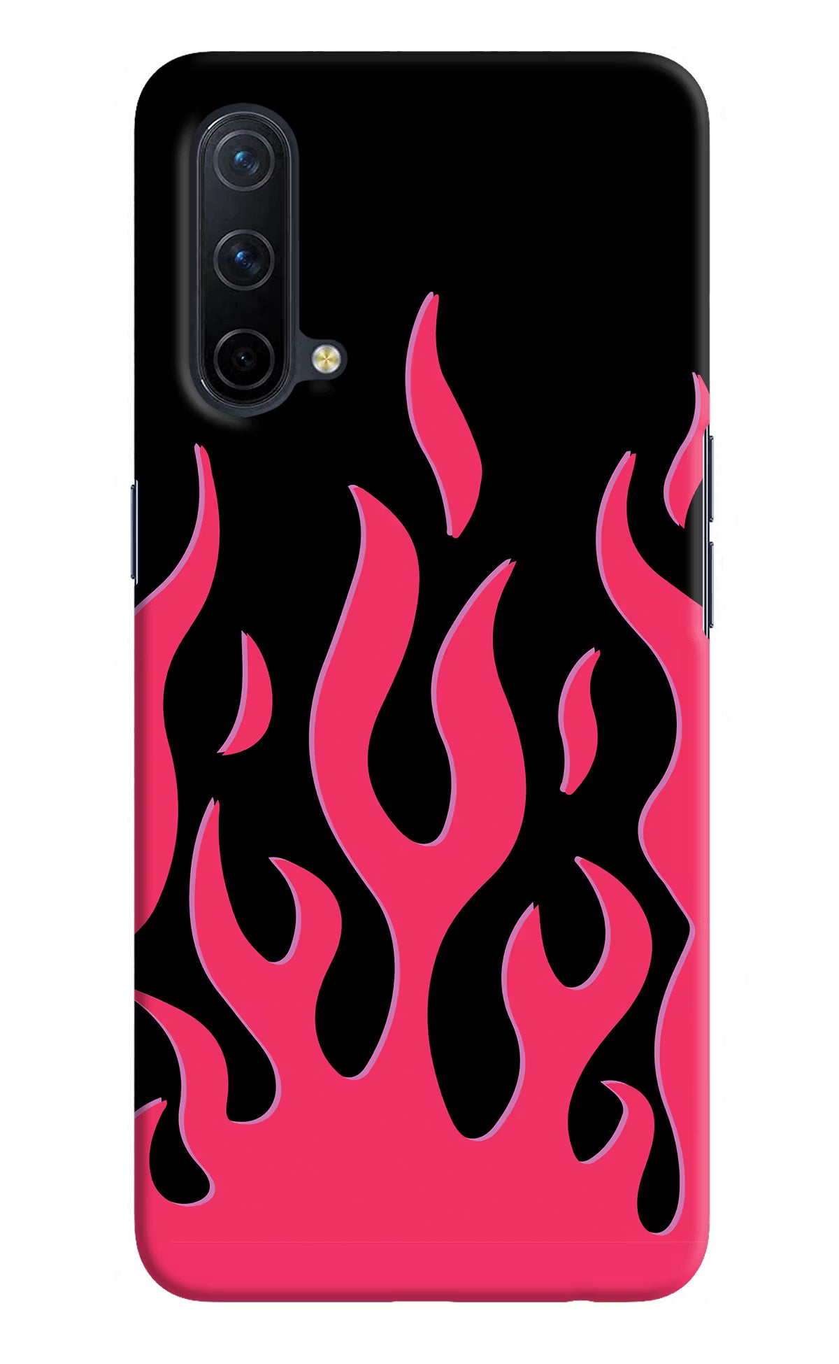 Fire Flames Oneplus Nord CE 5G Hard Case Back Cover by Casekaro