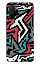 Geometric Graffiti Oneplus Nord CE 5G Hard Case Back Cover by Casekaro