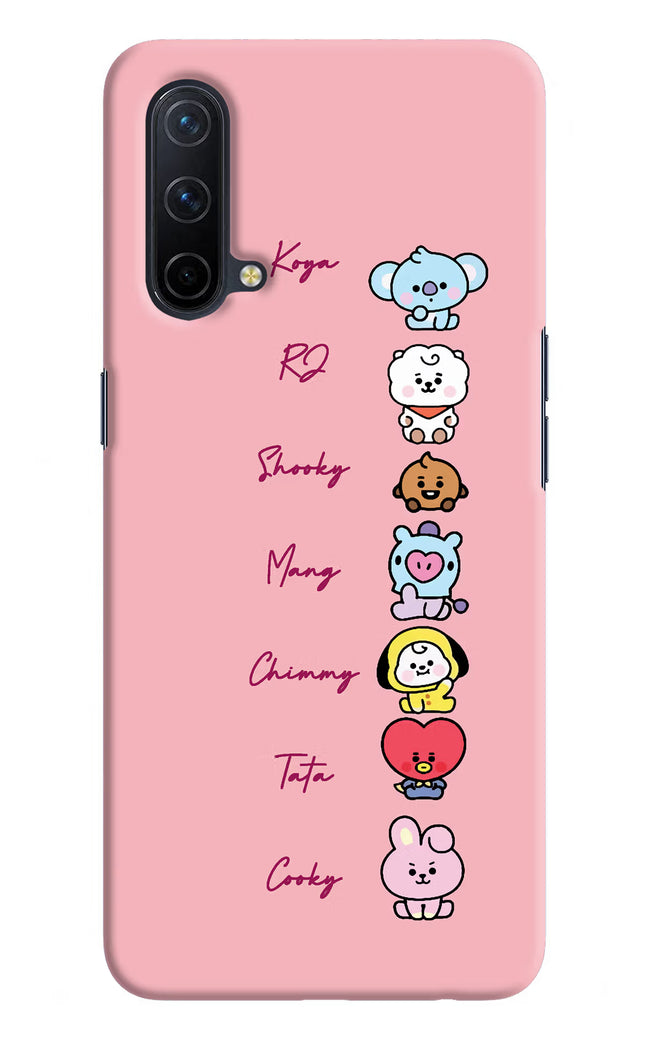 BTS names Oneplus Nord CE 5G Hard Case Back Cover by Casekaro