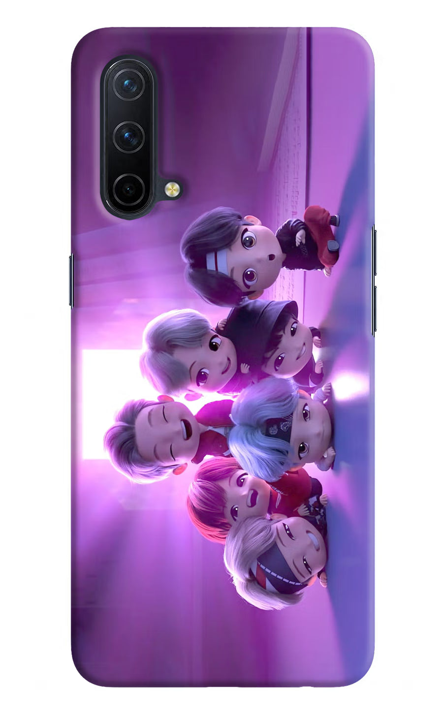 BTS Chibi Oneplus Nord CE 5G Back Cover, Hard case