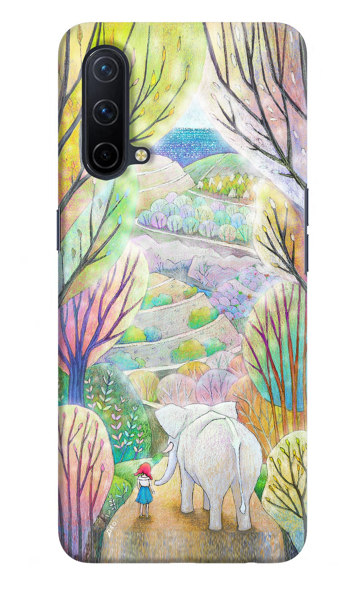 Nature Painting Oneplus Nord CE 5G Hard Case Back Cover by Casekaro