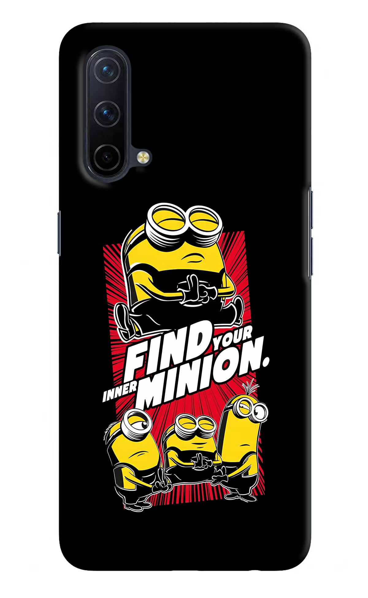 Find your inner Minion Oneplus Nord CE 5G Hard Case Back Cover by Casekaro
