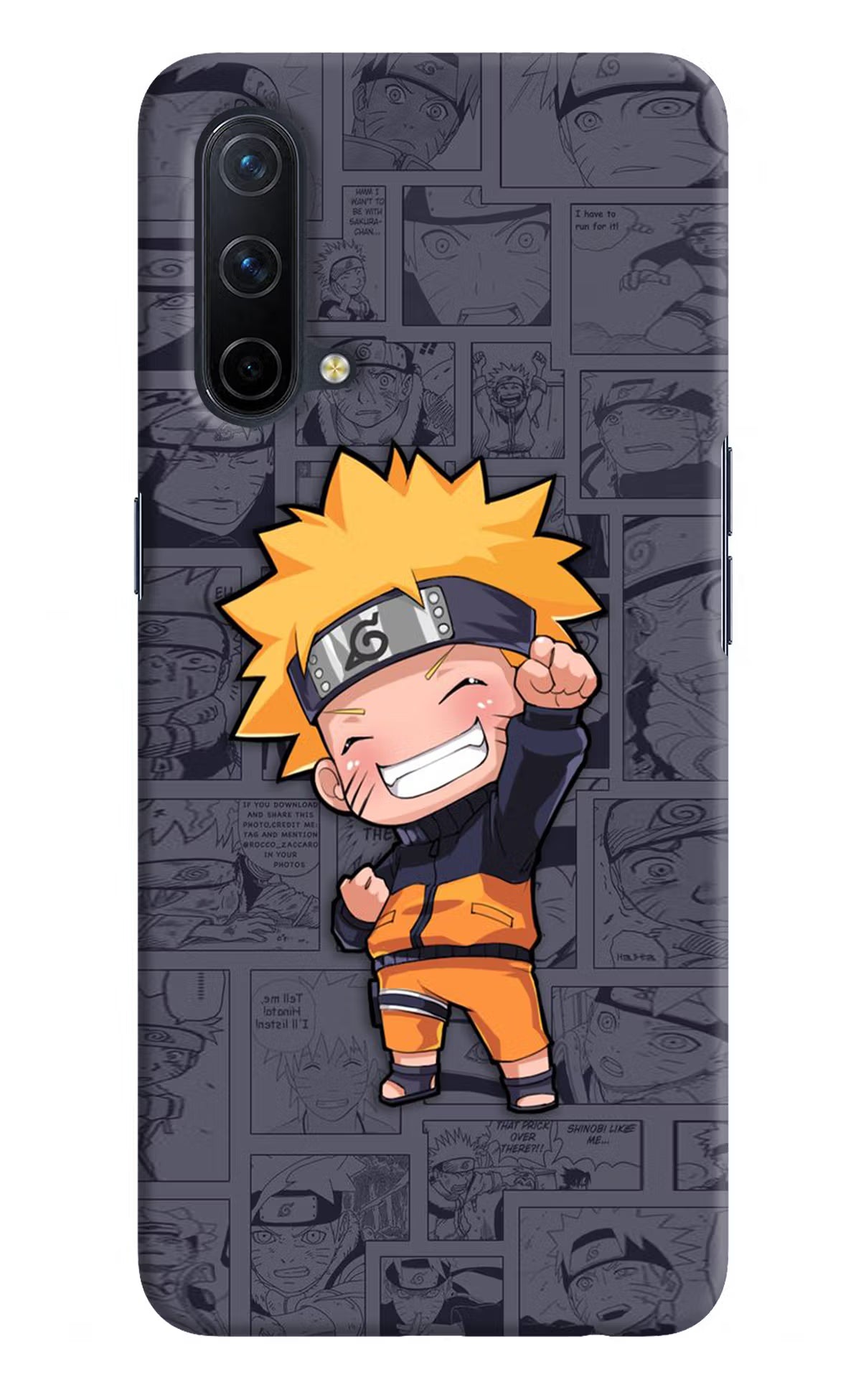 Chota Naruto Oneplus Nord CE 5G Hard Case Back Cover by Casekaro