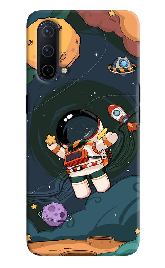 Cartoon Astronaut Oneplus Nord CE 5G Hard Case Back Cover by Casekaro
