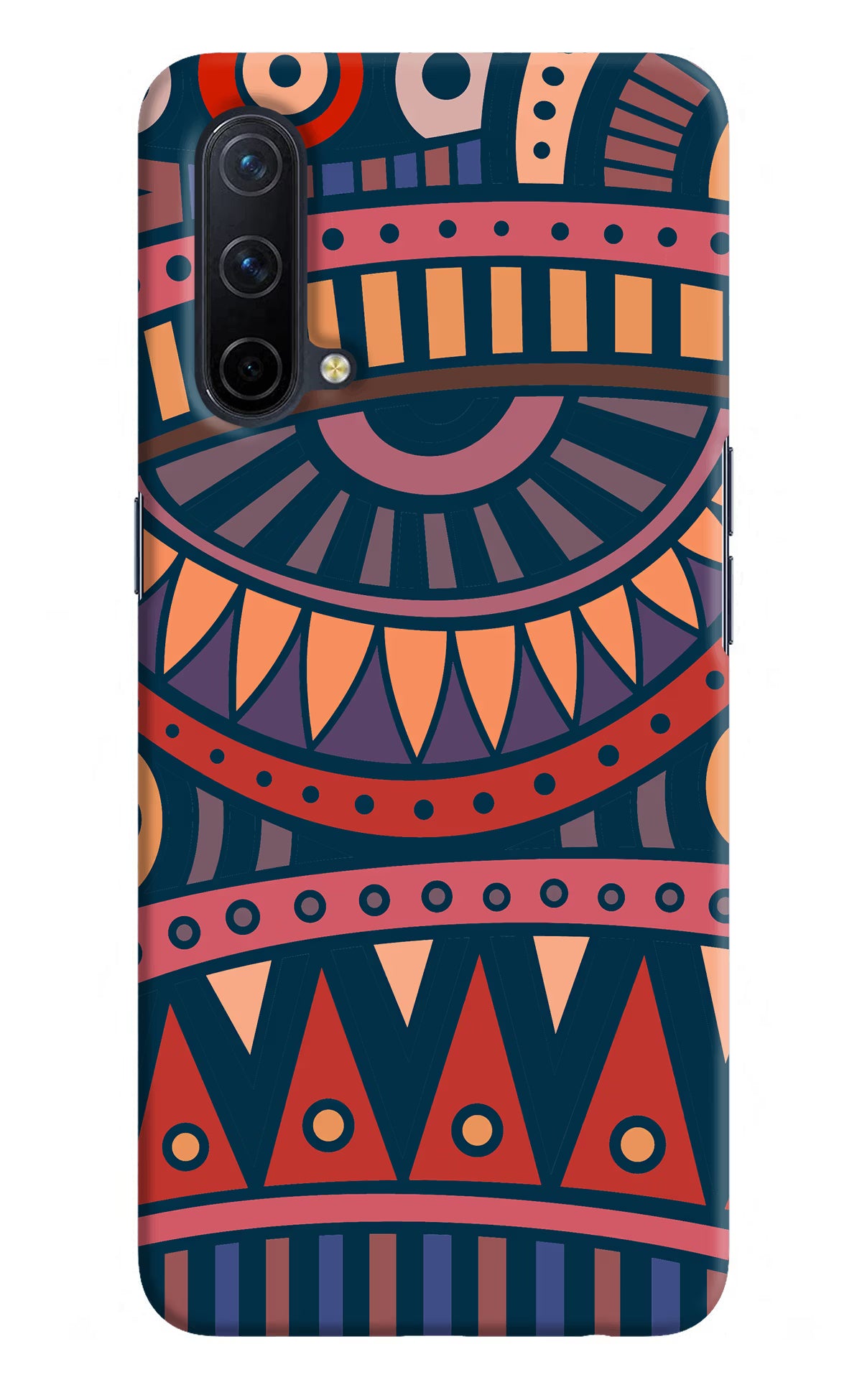 African Culture Design Oneplus Nord CE 5G Hard Case Back Cover by Casekaro