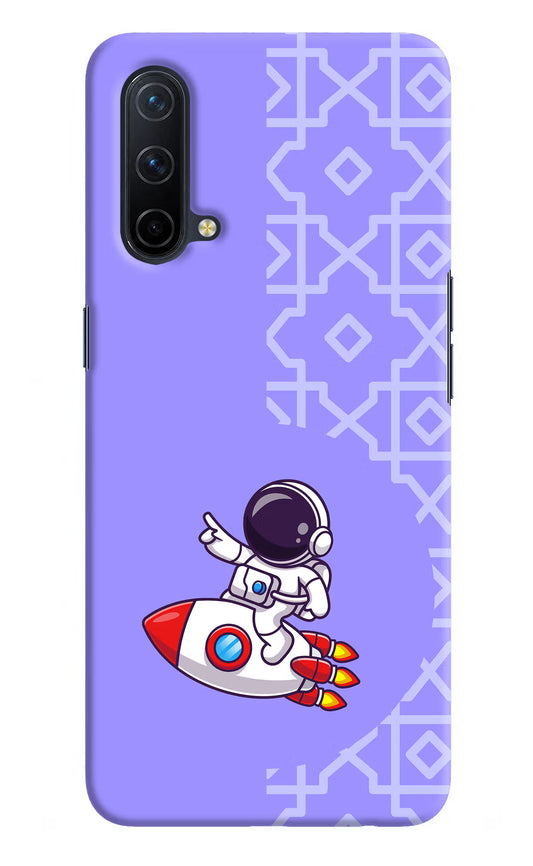 Cute Astronaut Oneplus Nord CE 5G Hard Case Back Cover by Casekaro