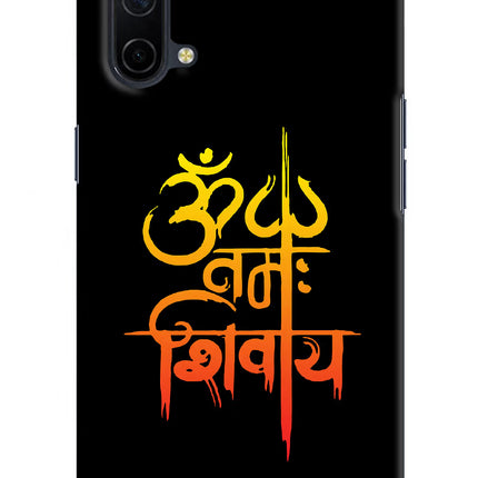 Om Namah Shivay Oneplus Nord CE 5G Hard Case Back Cover by Casekaro
