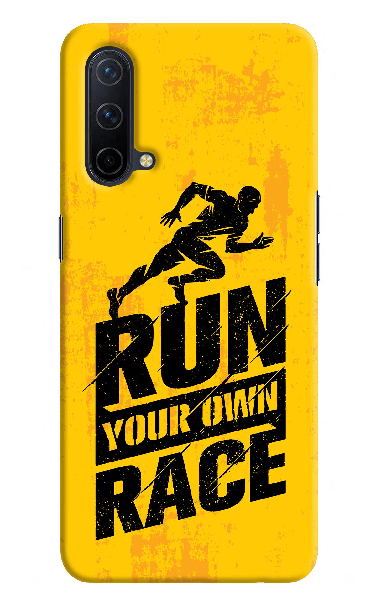 Run Your Own Race Oneplus Nord CE 5G Hard Case Back Cover by Casekaro