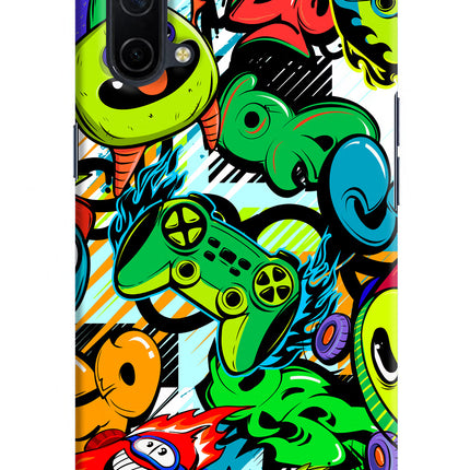 Game Doodle Oneplus Nord CE 5G Hard Case Back Cover by Casekaro