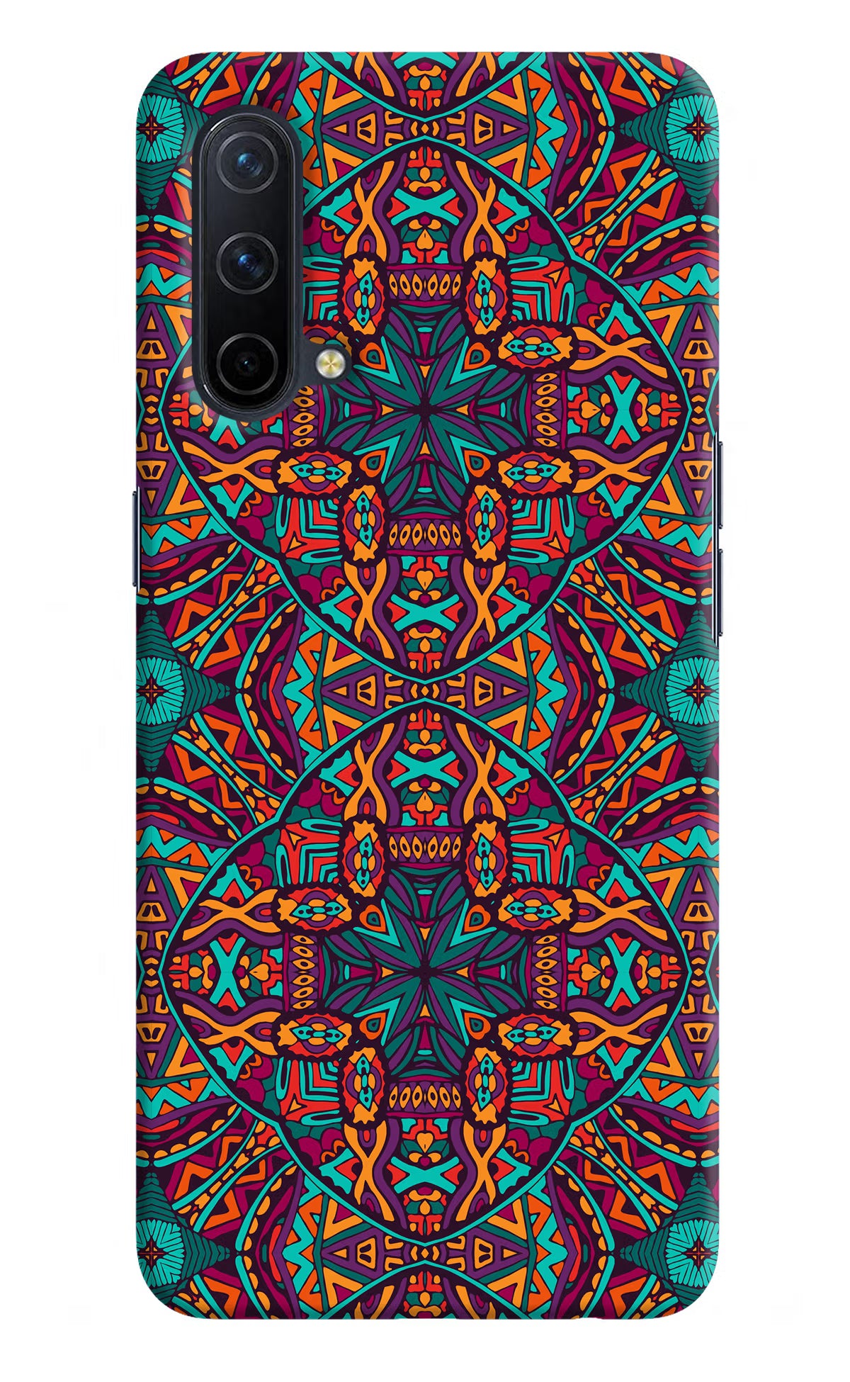 Colour Mandala Oneplus Nord CE 5G Hard Case Back Cover by Casekaro