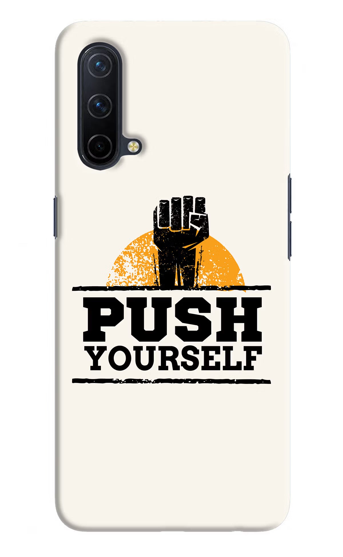 Push Yourself Oneplus Nord CE 5G Hard Case Back Cover by Casekaro