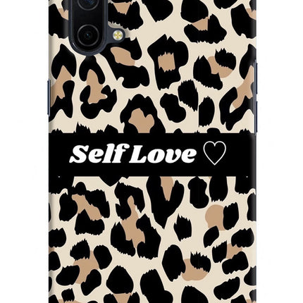 Leopard Print Self Love Oneplus Nord CE 5G Hard Case Back Cover by Casekaro