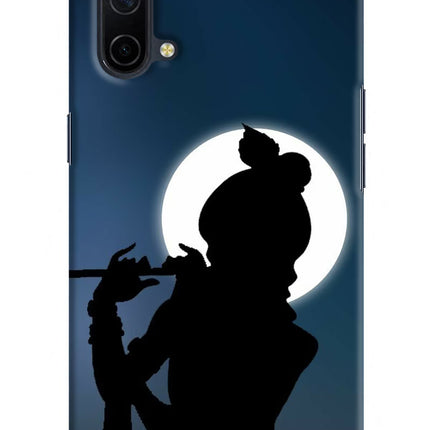 Shri Krishna Silhouette Oneplus Nord CE 5G Hard Case Back Cover by Casekaro