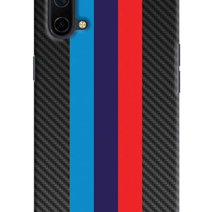 BMW Stripes Pattern Oneplus Nord CE 5G Hard Case Back Cover by Casekaro