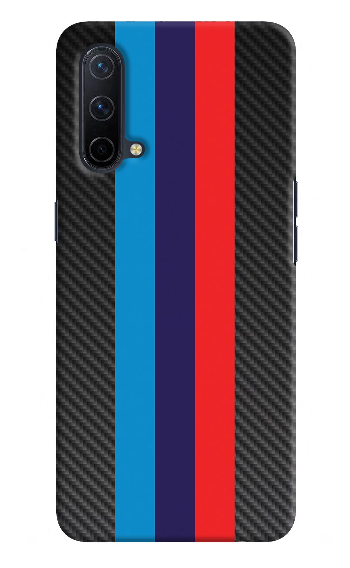 BMW Stripes Pattern Oneplus Nord CE 5G Hard Case Back Cover by Casekaro