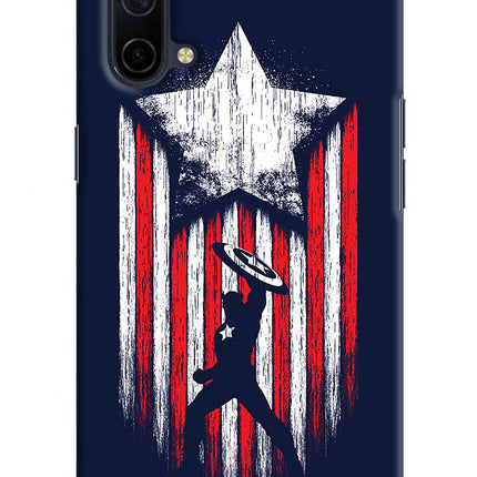 Captain America Marvel Art Oneplus Nord CE 5G Hard Case Back Cover by Casekaro