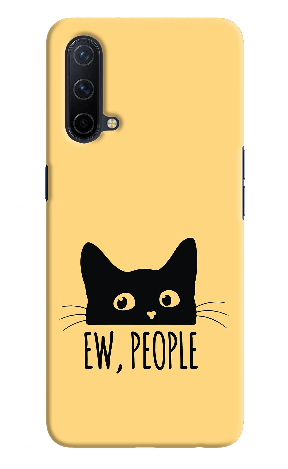Ew People Catitude Oneplus Nord CE 5G Hard Case Back Cover by Casekaro