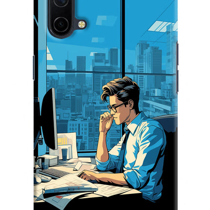 Focused Hustler (AI Generated) Oneplus Nord CE 5G Hard Case Back Cover by Casekaro