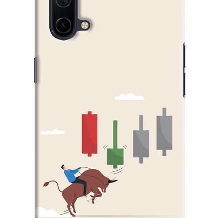 Bull Trading Momentum Oneplus Nord CE 5G Hard Case Back Cover by Casekaro
