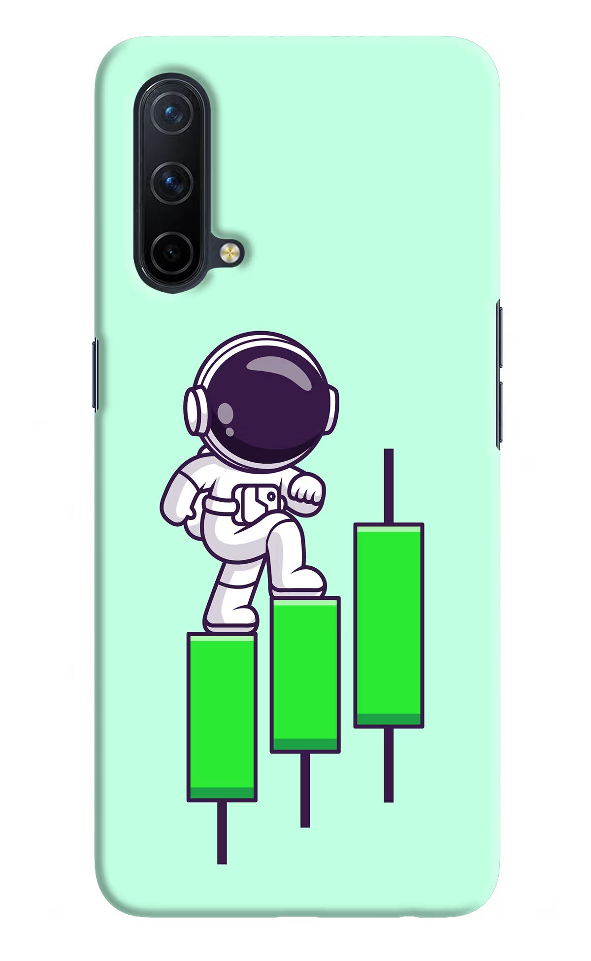Astronaut Trader Oneplus Nord CE 5G Hard Case Back Cover by Casekaro