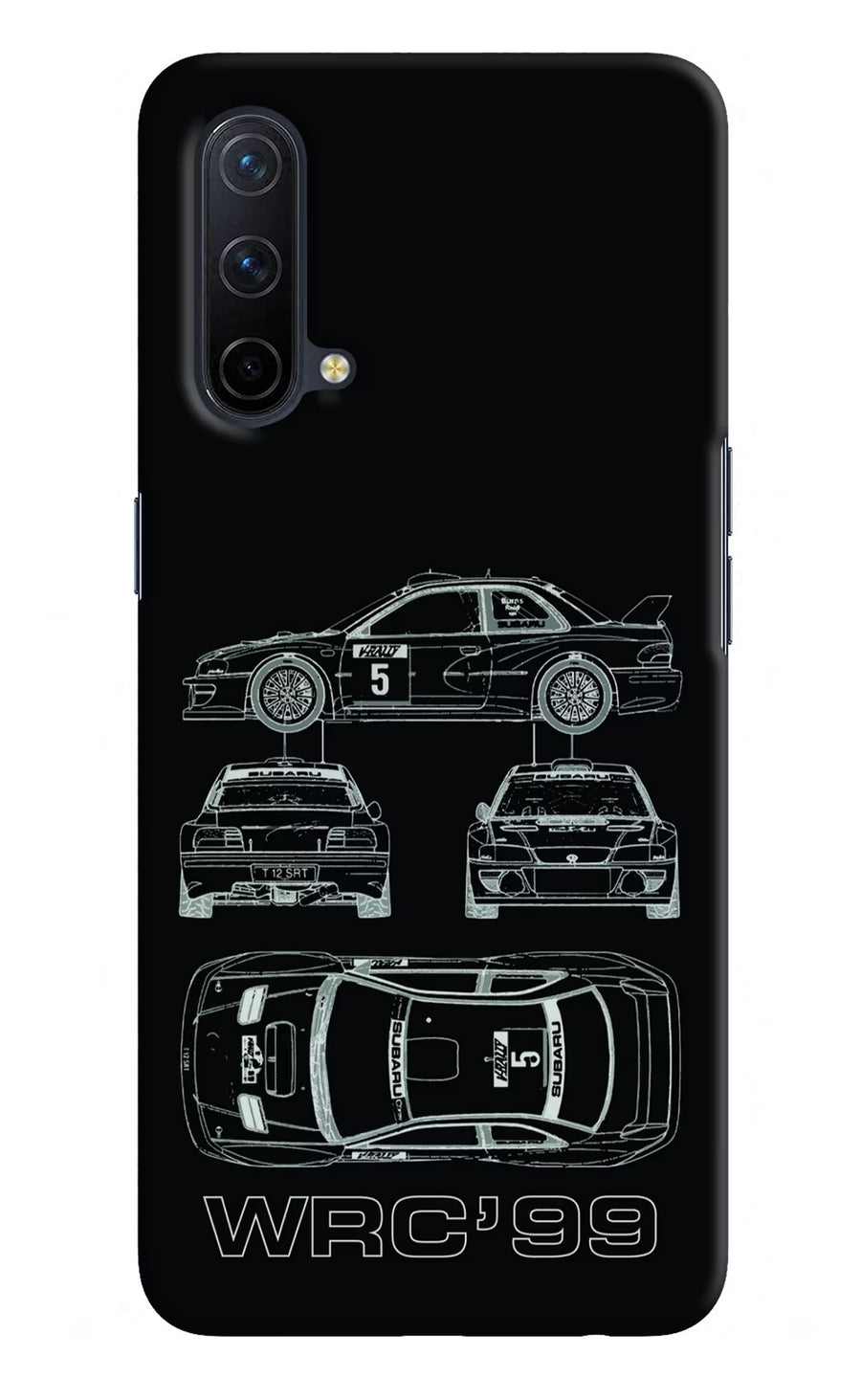 WRC'99 Oneplus Nord CE 5G Back Cover, Hard case