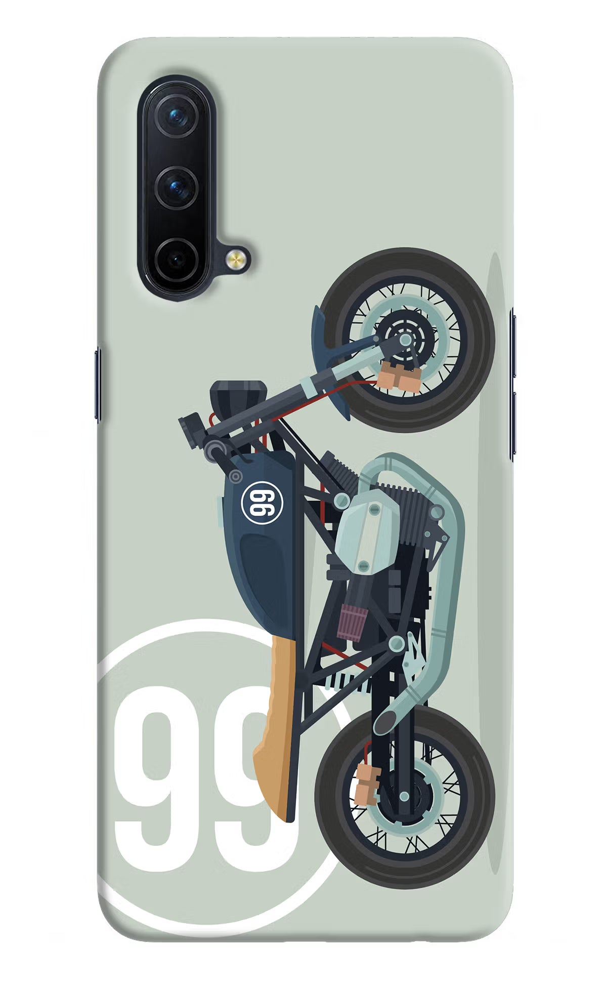 Classic Cafe Racer 99 Oneplus Nord CE 5G Hard Case Back Cover by Casekaro