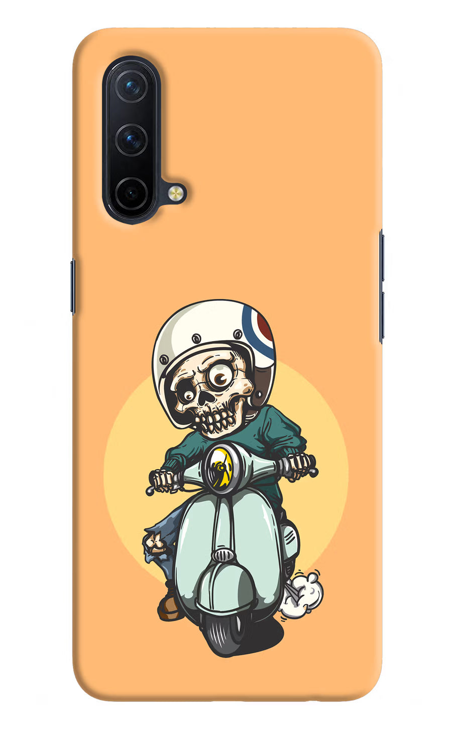 Undead Biker Oneplus Nord CE 5G Back Cover, Hard case