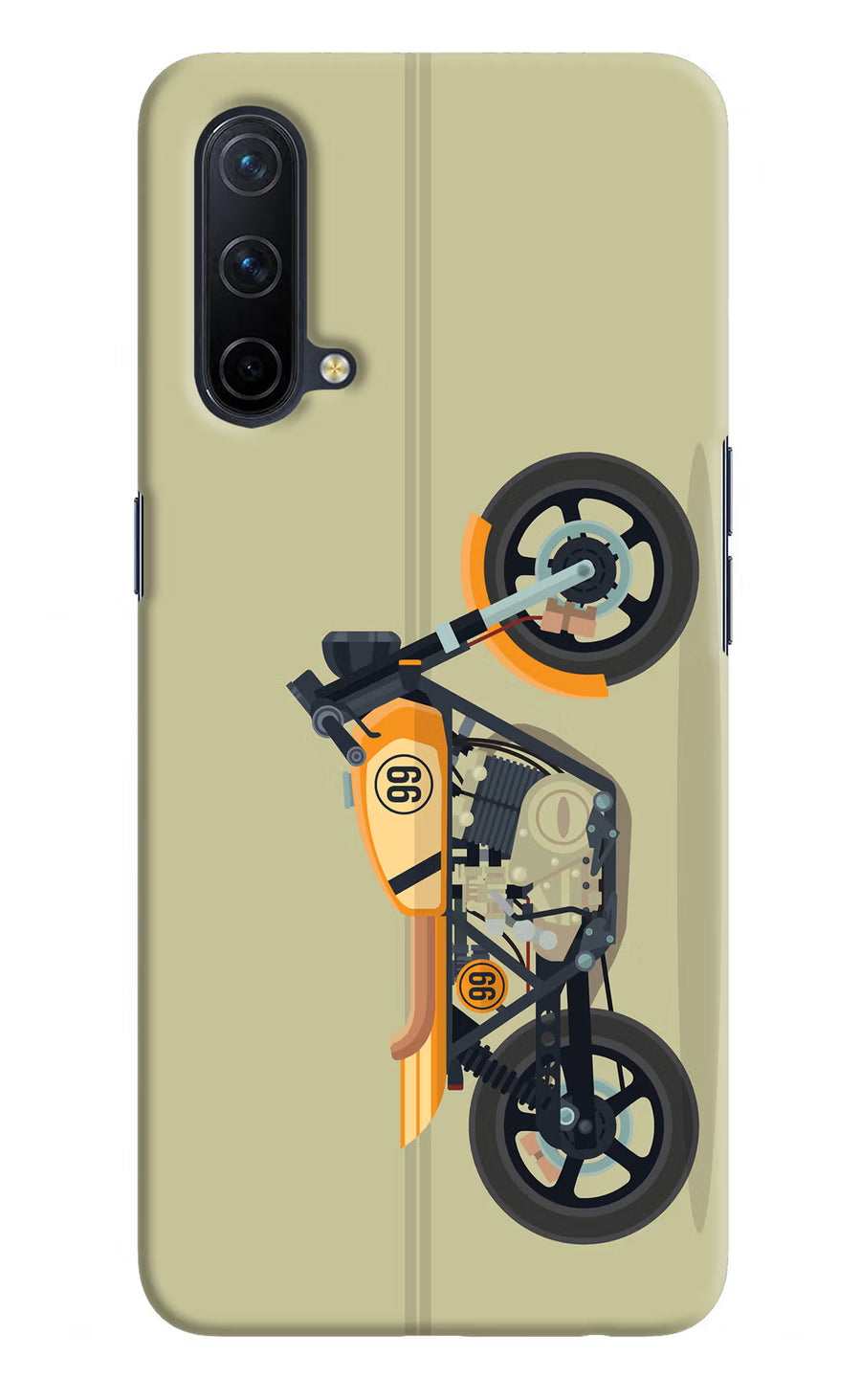 Vertical Speedster Oneplus Nord CE 5G Back Cover, Hard case