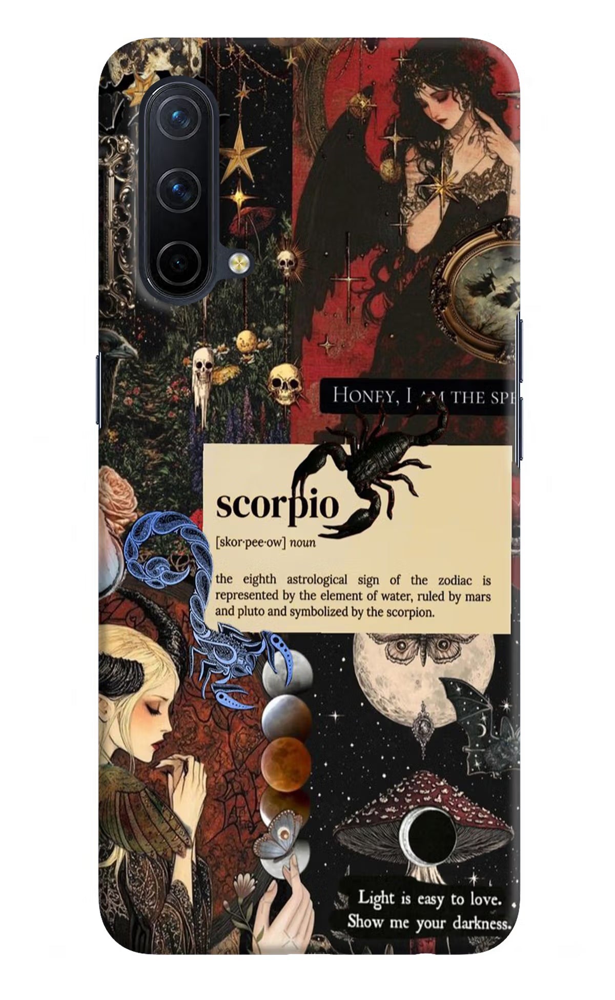 Scorpio Zodiac Oneplus Nord CE 5G Hard Case Back Cover by Casekaro