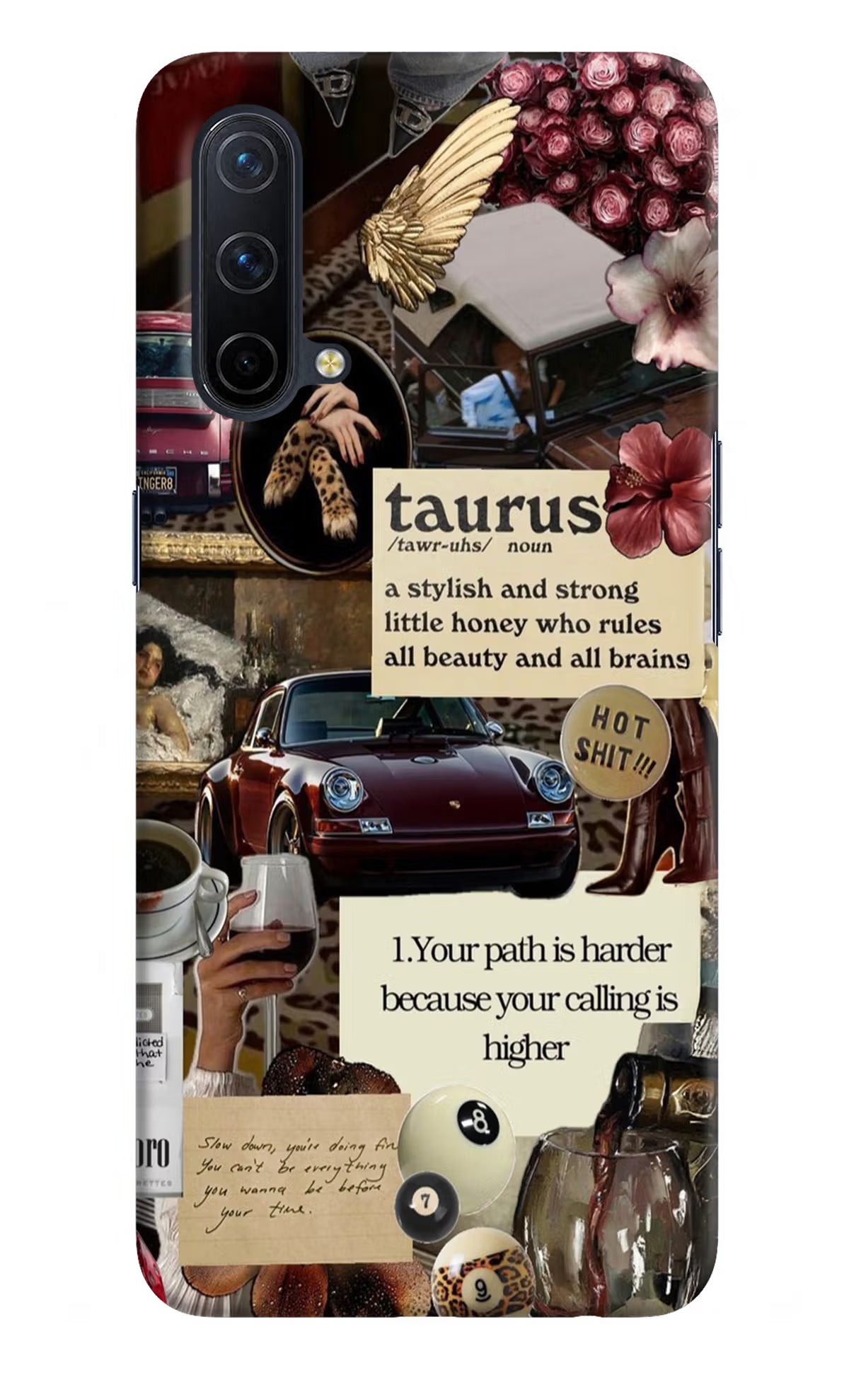 Taurus Zodiac Oneplus Nord CE 5G Hard Case Back Cover by Casekaro