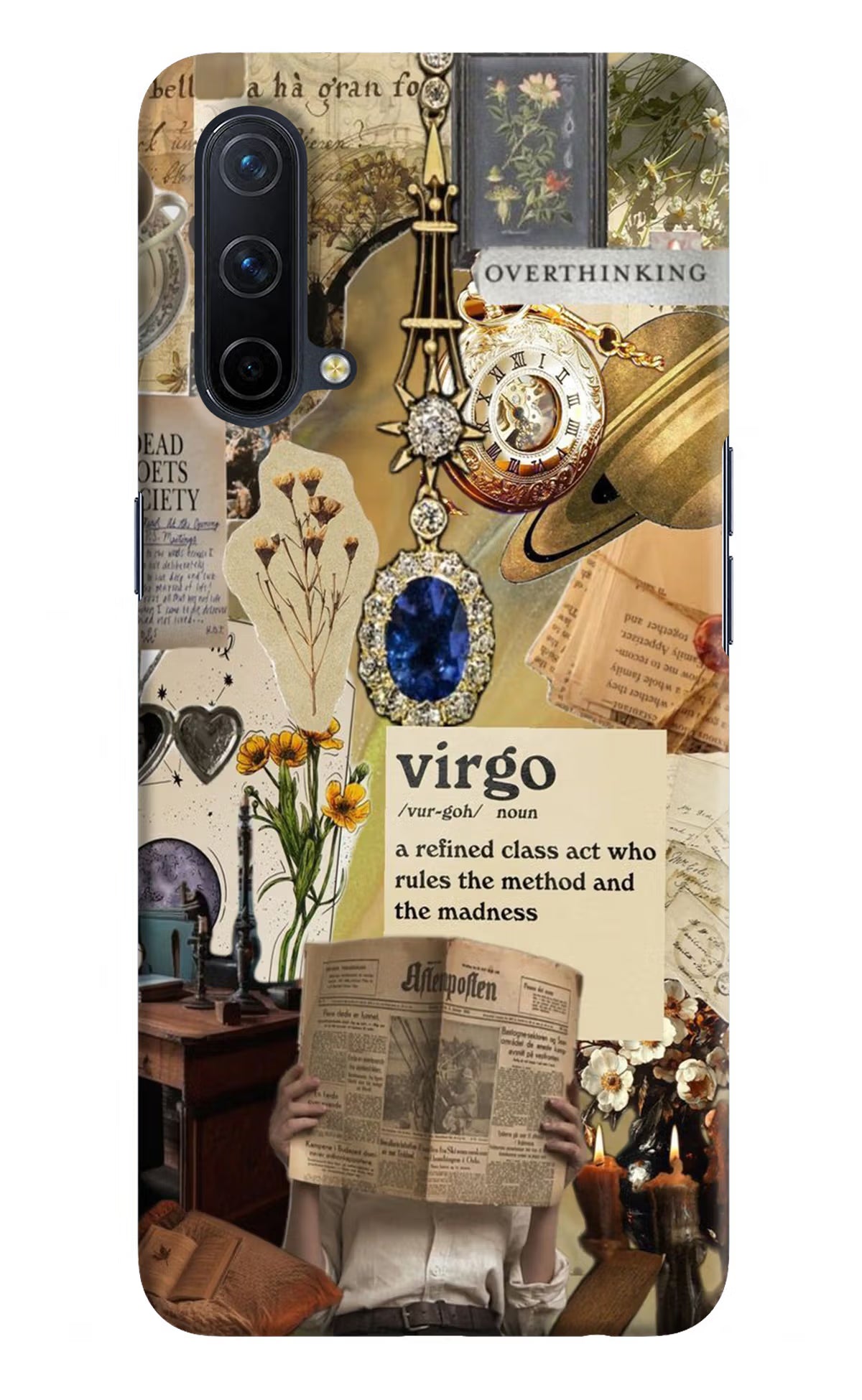 Virgo Zodiac Oneplus Nord CE 5G Hard Case Back Cover by Casekaro