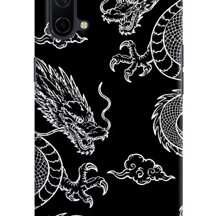 Twin Dragons Oneplus Nord CE 5G Hard Case Back Cover by Casekaro