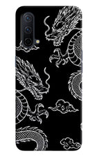 Twin Dragons Oneplus Nord CE 5G Hard Case Back Cover by Casekaro