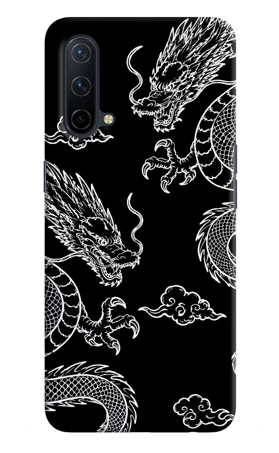 Twin Dragons Oneplus Nord CE 5G Back Cover, Hard case