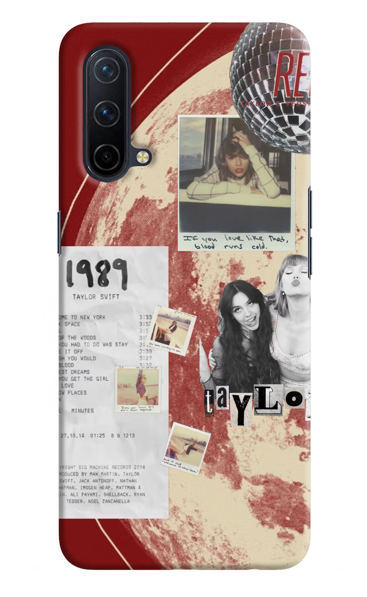 Taylor Swift Oneplus Nord CE 5G Back Cover