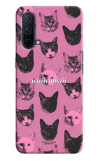 Pink Cats Oneplus Nord CE 5G Hard Case Back Cover by Casekaro