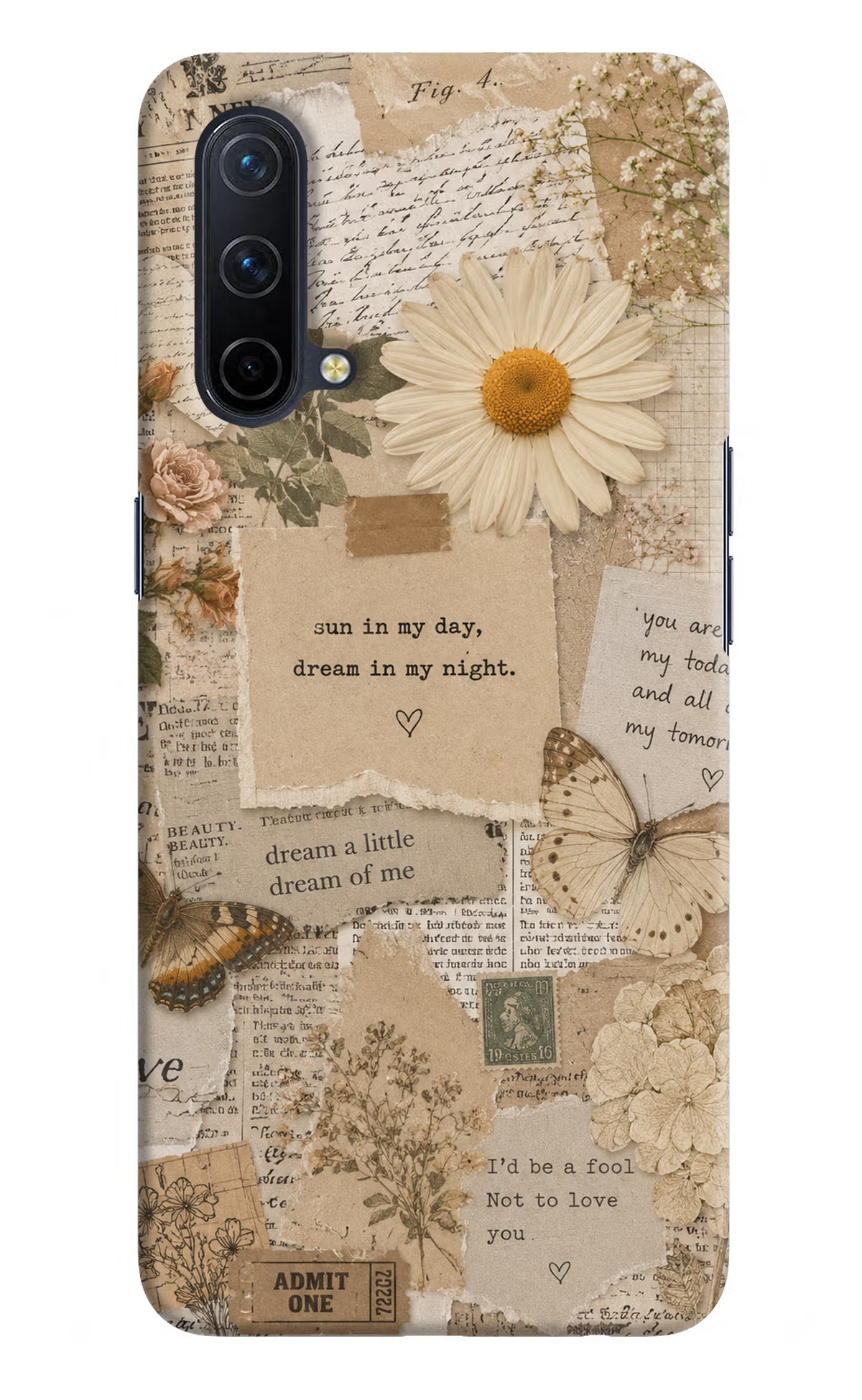 Vintage case Oneplus Nord CE 5G Back Cover