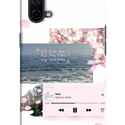 Wave to earth Oneplus Nord CE 5G Hard Case Back Cover by Casekaro