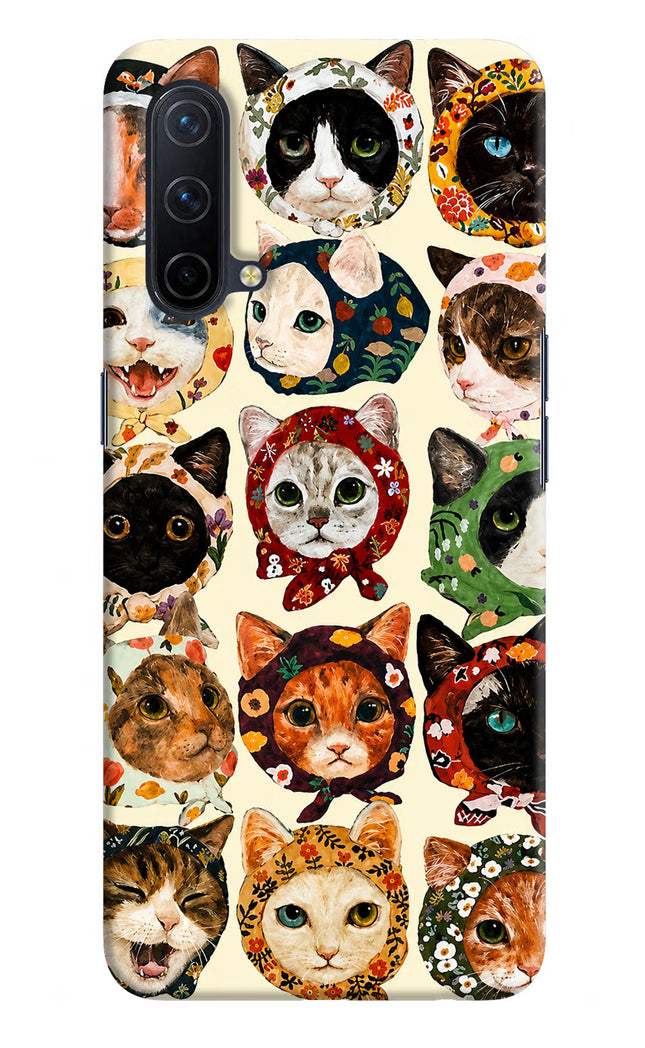 Cool Cat Oneplus Nord CE 5G Hard Case Back Cover by Casekaro