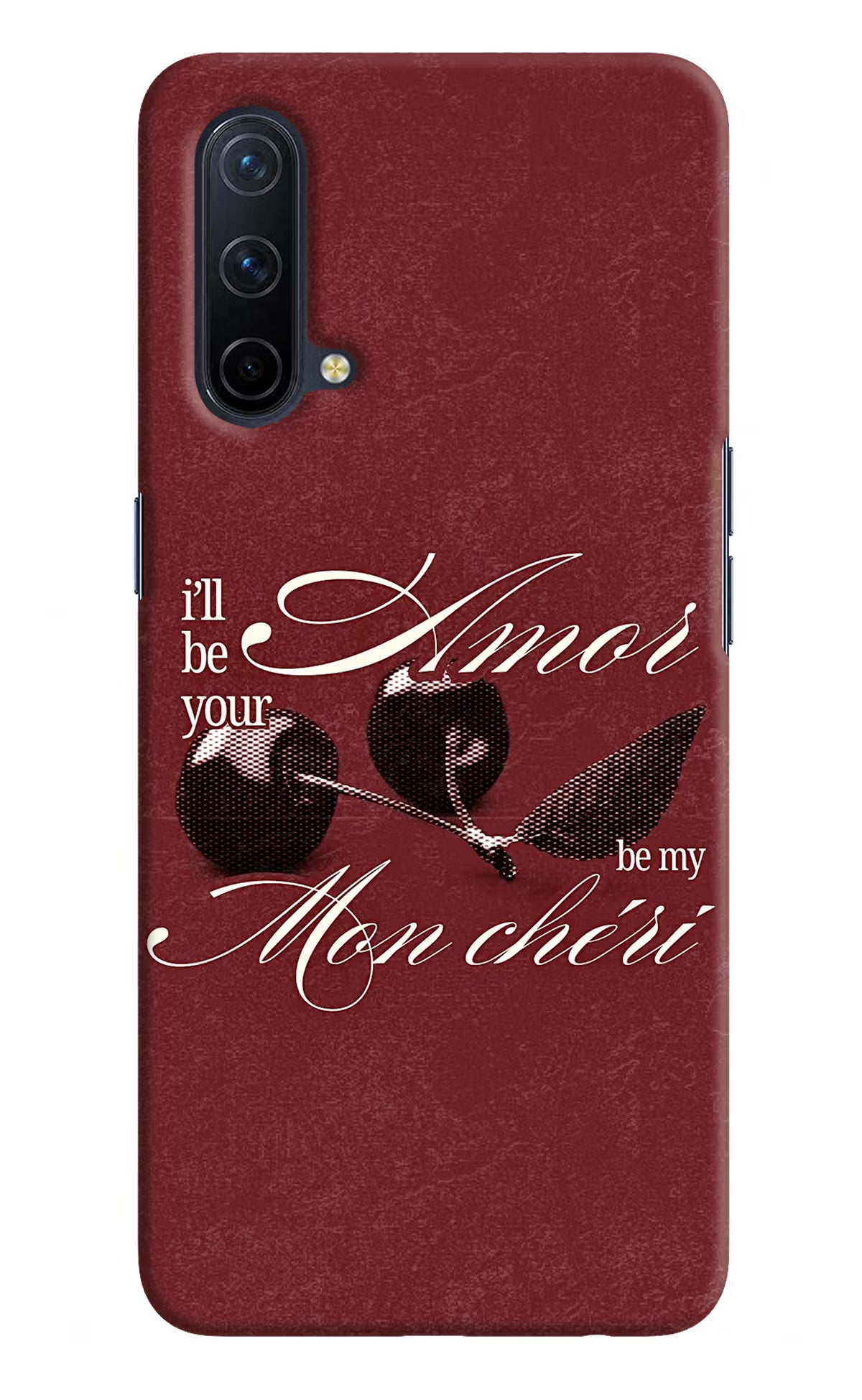 Velvet Cherry Oneplus Nord CE 5G Back Cover