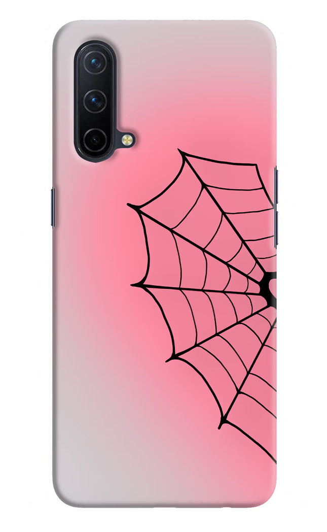 Pink Web Oneplus Nord CE 5G Hard Case Back Cover by Casekaro