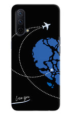 Love Orbit Oneplus Nord CE 5G Hard Case Back Cover by Casekaro