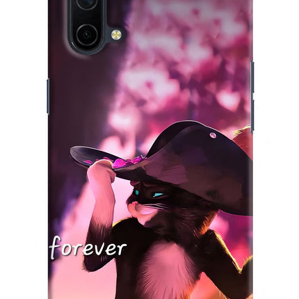 Forever Cat Oneplus Nord CE 5G Hard Case Back Cover by Casekaro