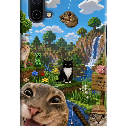 Minecraft Cat Chaos Oneplus Nord CE 5G Hard Case Back Cover by Casekaro