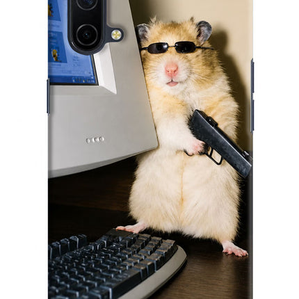 Hacker Hamster Oneplus Nord CE 5G Hard Case Back Cover by Casekaro