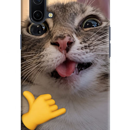 Silly Cat Call Oneplus Nord CE 5G Hard Case Back Cover by Casekaro